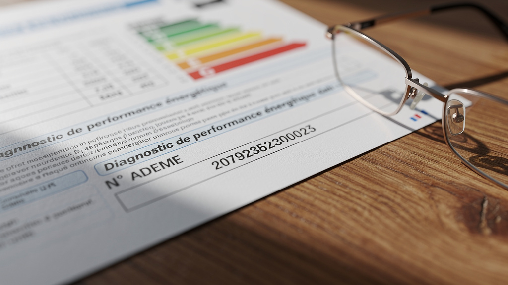 Où trouver numéro ademe dpe : localisation exacte sur le document